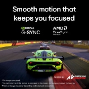 LG 32 in UltraGea™ G6, QHD 200Hz žaidimų monitorius, „Assetto Corsa Competizione“ lenktynių scena, rodoma žaidimų monitoriuje, palaikančiame „Adaptive Sync“ technologiją su „NVIDIA G-SYNC“ ir „AMD FreeSync Premium“ – tai užtikrina sklandų žaidimą be vai, 32G620B-B, thumbnail 9